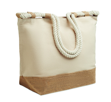 Логотрейд pекламные cувениры картинка: Canvas beach bag