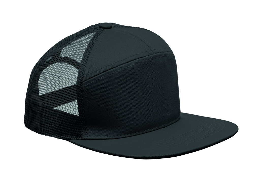 Логотрейд pекламные продукты картинка: 7 panel flat visor cap