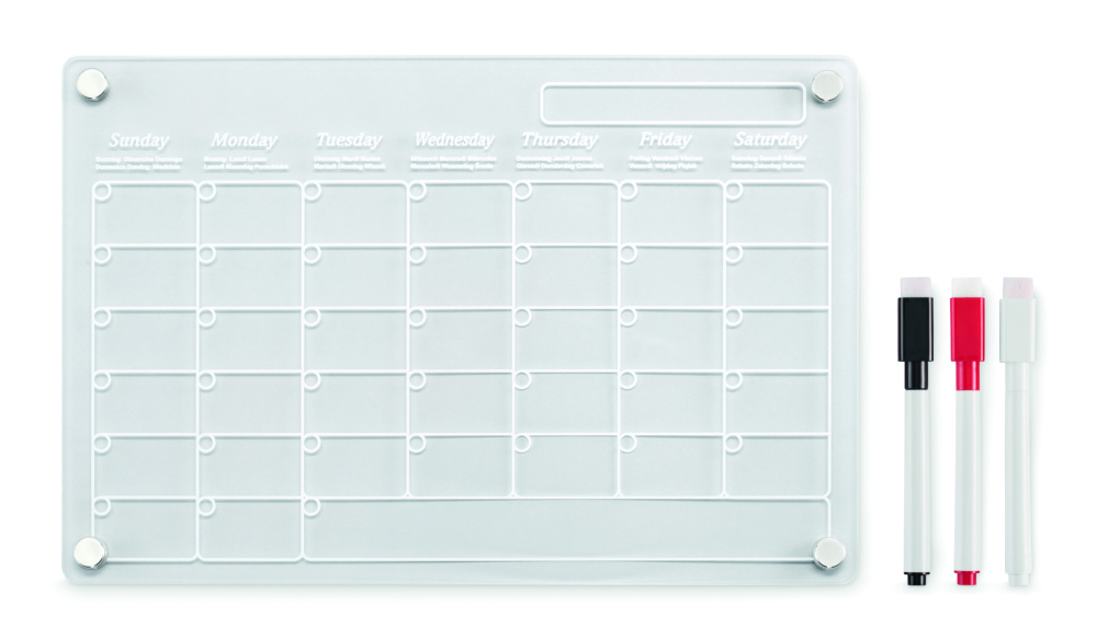 Лого трейд pекламные подарки фото: Magnetic acrylic planner