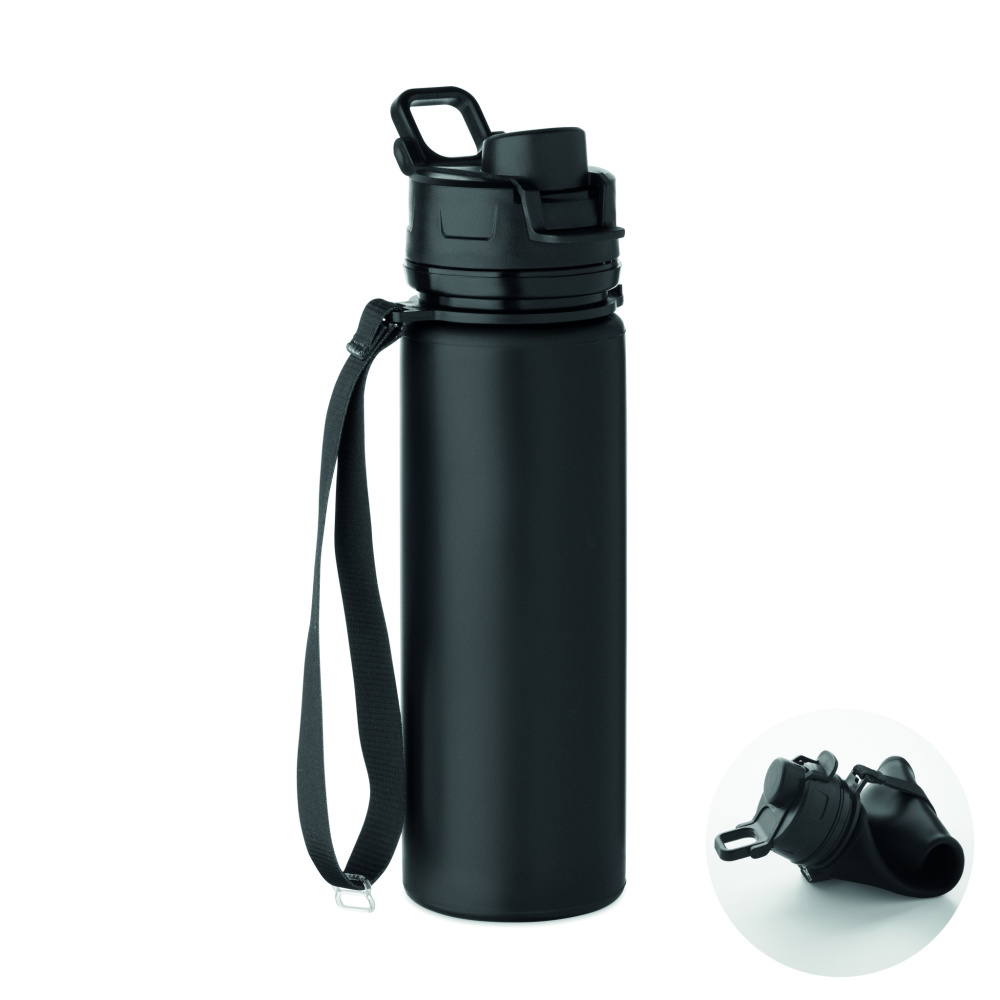 Логотрейд pекламные cувениры картинка: Foldable silicone sports bottle
