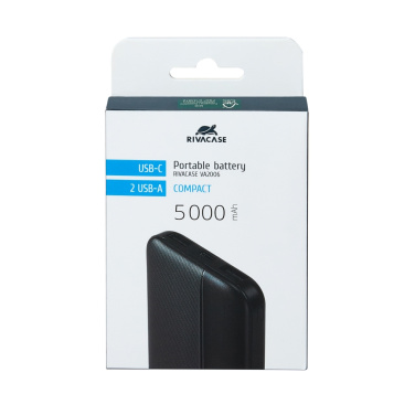 Логотрейд pекламные продукты картинка: Power Bank VA2006 5000 mAh RIVACASE