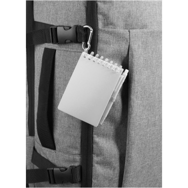 Логотрейд pекламные подарки картинка: Lig Mini набор из блокнота в мягкой обложке из переработанного пластика и шариковой ручки (синие чернила)