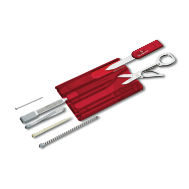 Лого трейд pекламные подарки фото: VICTORINOX Swiss Card Classic 10 функций