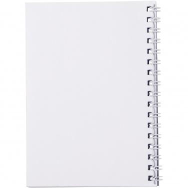Logotrade kampanjprodukter bild: Desk-Mate® spiral A6 anteckningsbok PP-omslag