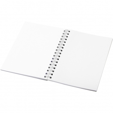 Logotrade reklamprodukter bild: Desk-Mate® spiral A6 anteckningsbok PP-omslag