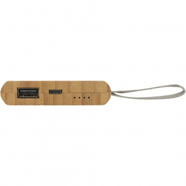 Logotrade kampanjprodukter bild: Tulda 5000 mAh powerbank bambu