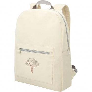 Logotrade profilprodukter bild: Pheebs ryggsäck i 450 g/m² återvunnen bomull och polyester 10L