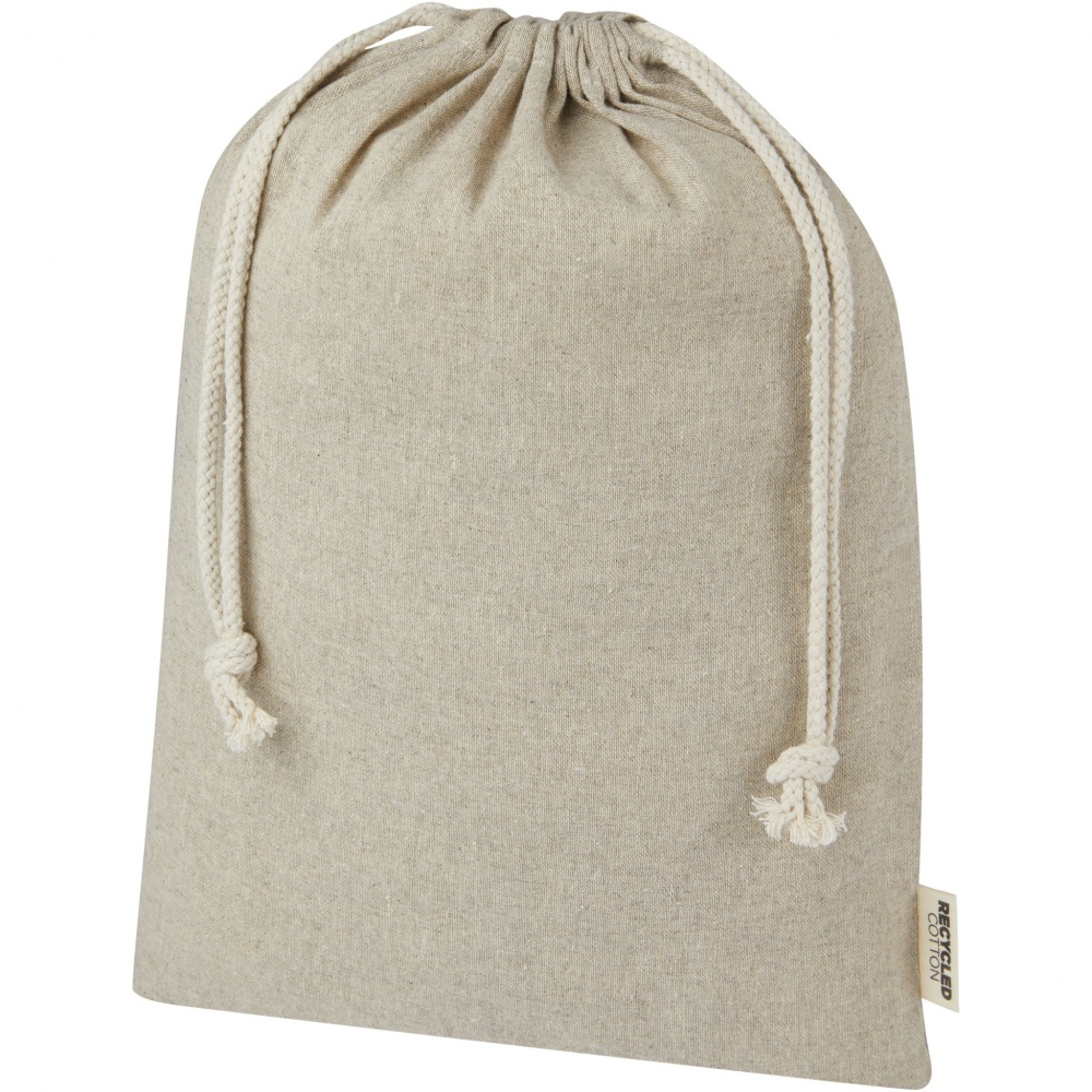 Logotrade profilreklam bild: Pheebs presentpåse av 150 g/m² GRS-återvunnen bomull, stor, 4 l