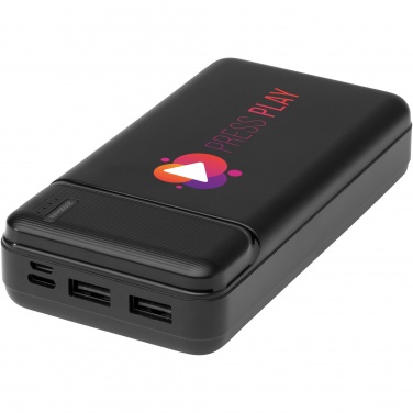 Logotrade profilprodukter bild: Loop 20 000 mAh powerbank i återvunnen plast 