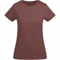 Breda kortärmad T-shirt för dam, Ljusröd