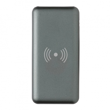 Logotrade kampanjprodukter bild: 10.000 mAh snabbladdande 10W trådlös powerbank med PD