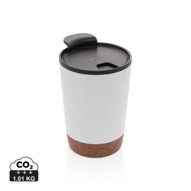 Logotrade presentreklam bild: GRS RPP stainless steel kork mugg