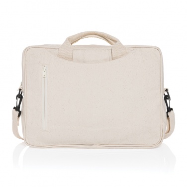 Logotrade profilreklam bild: Laluka 15.4" laptopväska AWARE™ återvunnen bomull