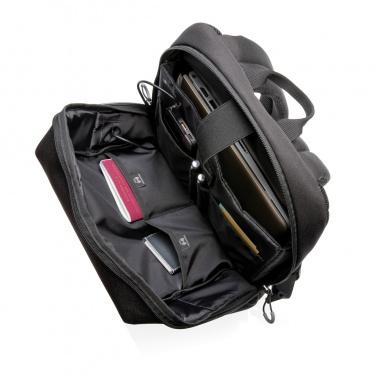 Logotrade presentreklam bild: Swiss Peak AWARE™ RFID och USB A laptopryggsäck