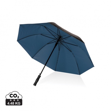 Logotrade presentreklam bild: 27" Impact AWARE™ RPET 190T auto open paraply, 2 färger