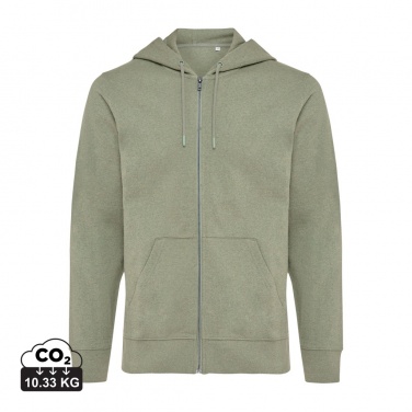 Logotrade reklamprodukter bild: Iqoniq Abisko hoodie med dragkedja i återvunnen bomull