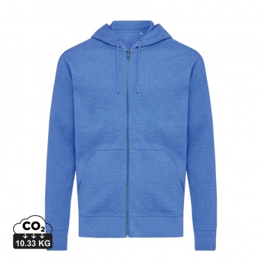 Logotrade reklamprodukter bild: Iqoniq Abisko hoodie med dragkedja i återvunnen bomull