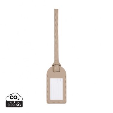 Logotrade profilprodukter bild: VINGA Baltimore RCS återvunnen polyester bagagetag