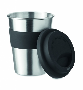 Logotrade kampanjprodukter bild: Take away mugg rostfri