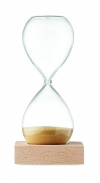 Logotrade profilprodukter bild: 5 minuters timglas i sand