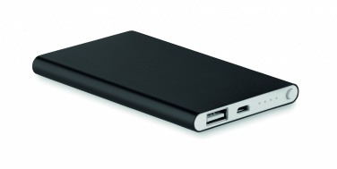 Logotrade profilprodukter bild: Aluminium powerbank 4000 mAh