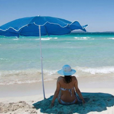 Logotrade presentreklam bild: Strandparasoll FORT LAUDERDALE