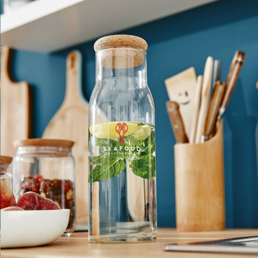 Logotrade profilprodukter bild: Algarve Karaff 1 L med korklock
