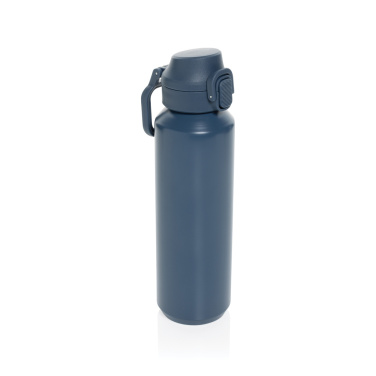Logotrade reklamprodukter bild: Via RCS Re-steel låsbar sportflaska 600ML