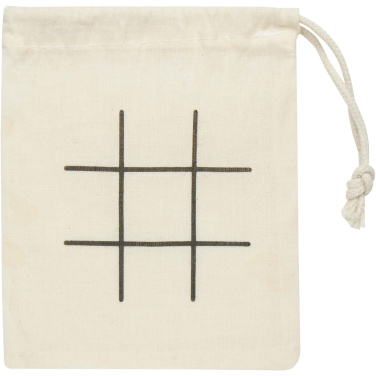 Logotrade profilreklam bild: Whorl tic-tac-toe-spel av trä