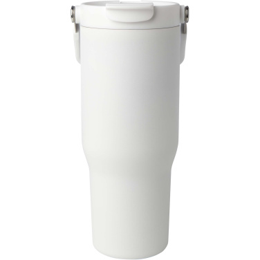 Logotrade presentreklam bild: Bronx 900 ml vakuumisolerad termos av koppar och RCS-certifierat återvunnet rostfritt stål med ett lock med dubbla funktioner