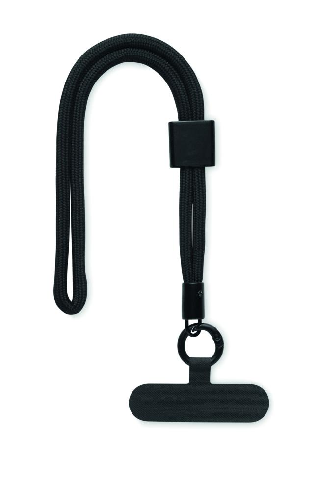 Logotrade presentreklam bild: Handledsband telefon i RPET