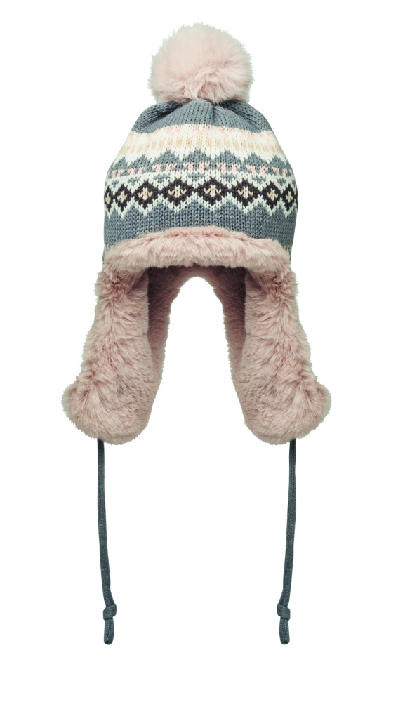 Logotrade reklamprodukter bild: Stickad mössa med öronlapp