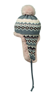Logotrade profilprodukter bild: Stickad mössa med öronlapp