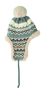 Logotrade profilreklam bild: Stickad mössa med öronlapp