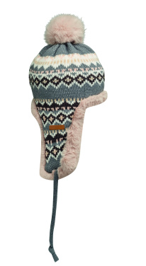 Logotrade presentreklam bild: Stickad mössa med öronlapp