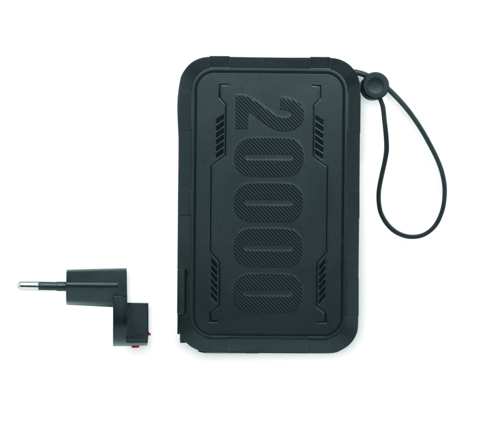 Logotrade reklamprodukter bild: Powerbank 20000 mAh i ABS