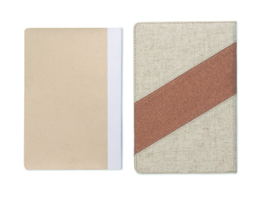 Logotrade profilprodukter bild: A5 anteckningsbok/15W laddare