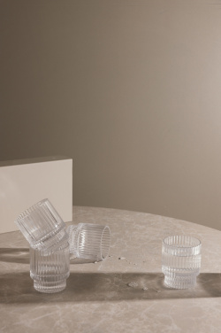 Logotrade kampanjprodukter bild: VINGA York tumbler glas, 4-pack