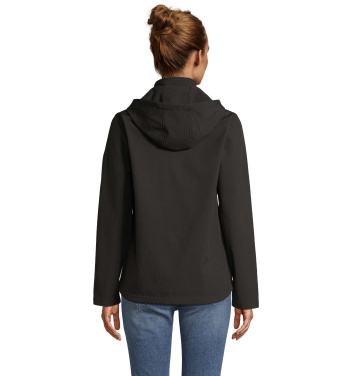 Logotrade presentreklam bild: RACE WOMEN HOODED JACKET
