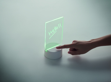 Logotrade profilprodukter bild: LED-belyst memoskylt