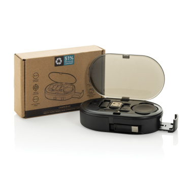 Logotrade profilreklam bild: Chargevix Multifunktionell 60W laddning i RCS återv. plast