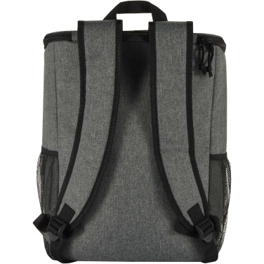 Logotrade reklamprodukter bild: Tundra picknick kylryggsäck av återvunnen GRS med serveringsset, 20 l