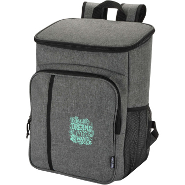 Logotrade kampanjprodukter bild: Tundra picknick kylryggsäck av återvunnen GRS med serveringsset, 20 l