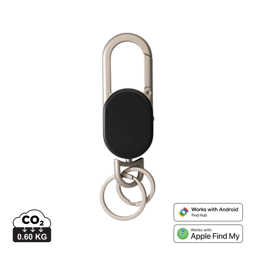 Logotrade presentreklam bild: Keyfinder Dual nyckelring med global spårning