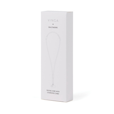 Logotrade profilprodukter bild: VINGA Baltimore RCS Phone cord With Charging Cable
