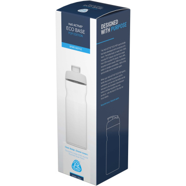 Logotrade profilreklam bild: H2O Active® Eco Base 650 ml sportflaska med uppfällbart lock