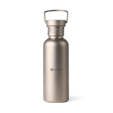 Logotrade reklamprodukter bild: Nordic Drift Trail Light Titanium vattenflaska 600 ml