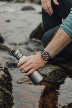 Logotrade profilprodukter bild: Nordic Drift Trail Light Titanium vattenflaska 600 ml