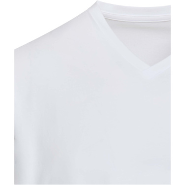 Logotrade presentreklam bild: Balfour kortärmad v-ringad unisex-T-shirt