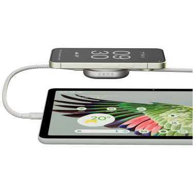 Logotrade reklamprodukter bild: Zens Pro 2 240 W USB-C 2-i-1-laddningskabel